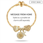 Angel Baby Tarnish-resistant Silver Charms In 14K Gold Plated