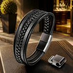 48 Hours Only | Father’s Day FREE Gift: Black Hand-Braided Leather Men’s Bracelet — No Minimum Purchase Required, Automatically Included With Your Order