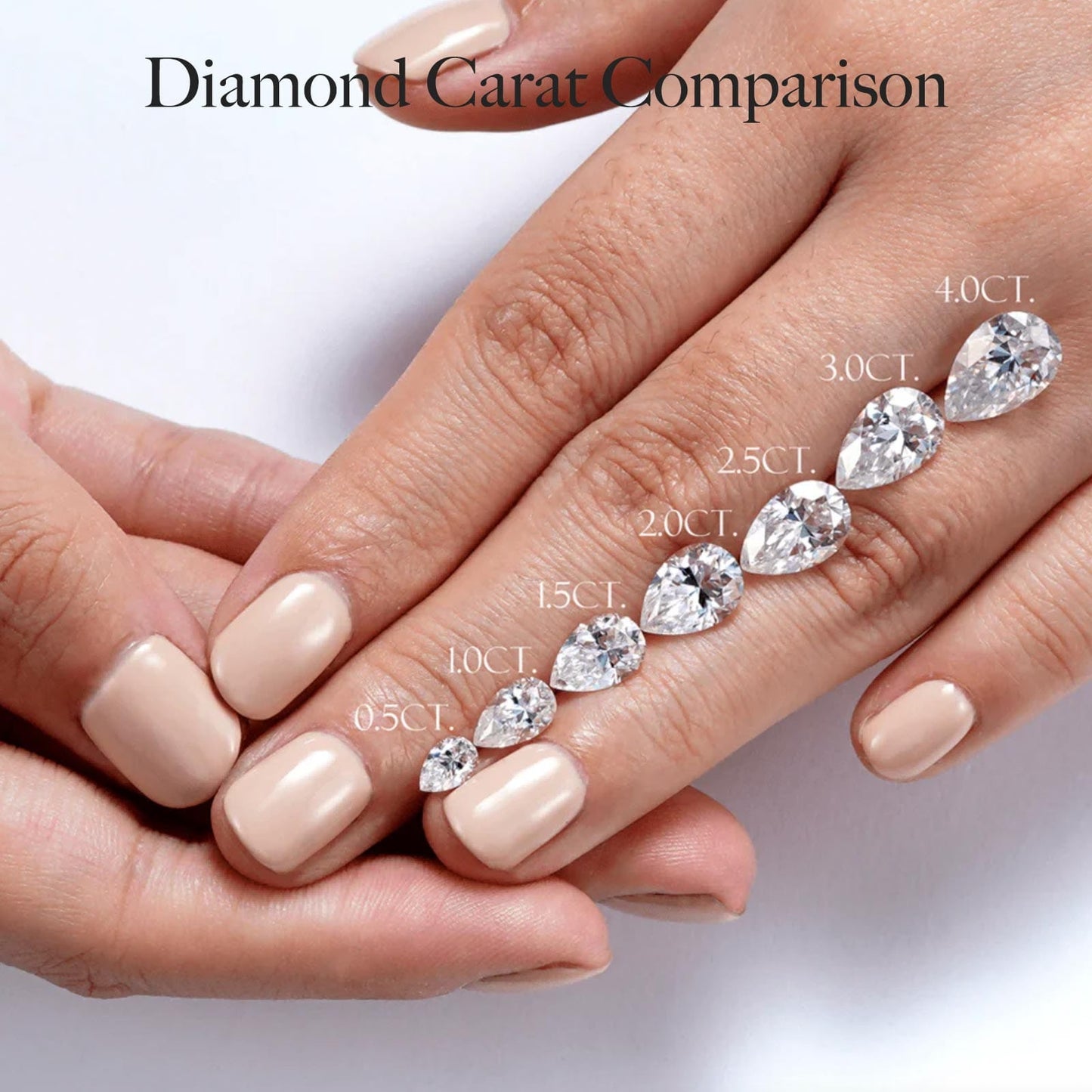 2ct Pear Lab-Grown Diamond Solitaire Ring with Claw Setting Tarnish-resistant Silver In 14K Gold Plated (Includes IGI Certification from International Gemological Institute)