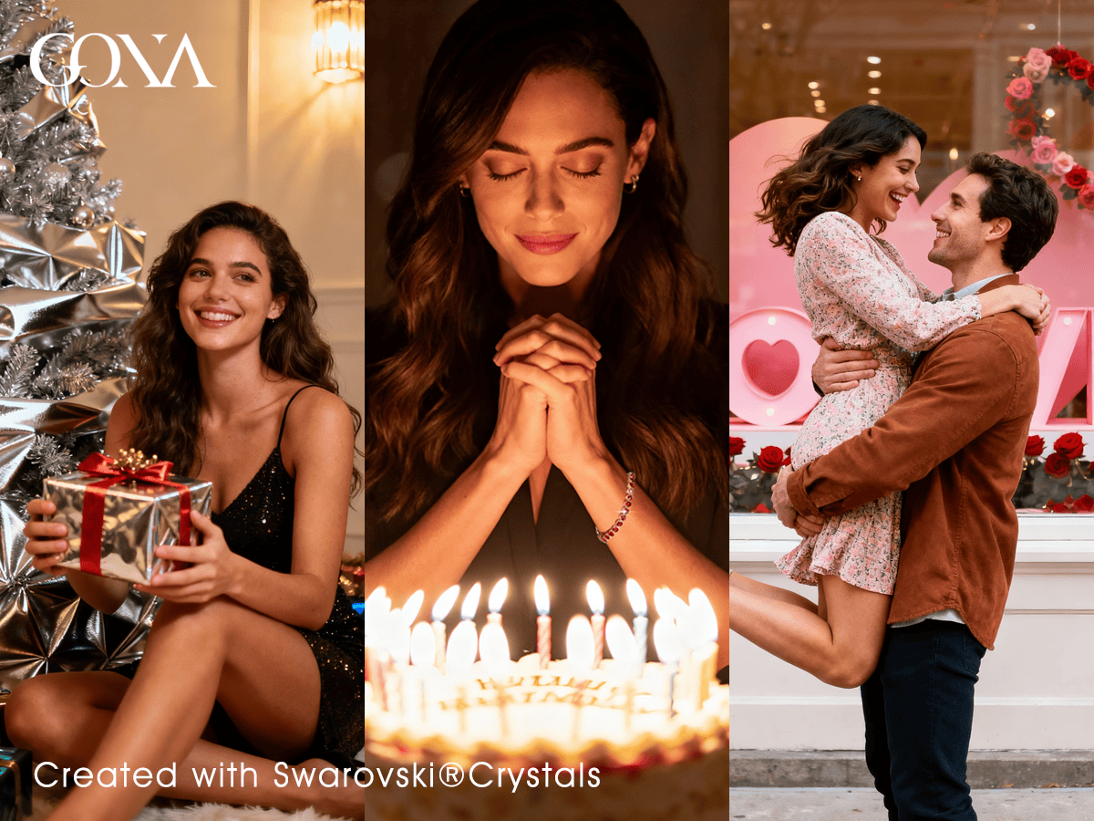 Rainbow Brilliance November Tarnish-resistant Silver Tennis Bracelet In 14K Gold Plated - Created With SWAROVSKI® Crystals