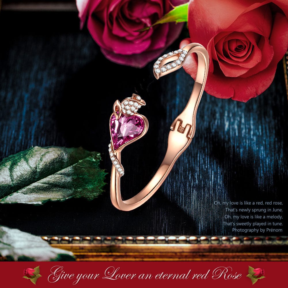 Christmas Exclusive: Spend Over $200 In A Single Purchase To Get This Sterling Silver Heartfelt Moments Bracelet In Rose Gold Plated For FREE  - Created With SWAROVSKI® Crystals- (Ships With Order, No Need To Add To Cart)