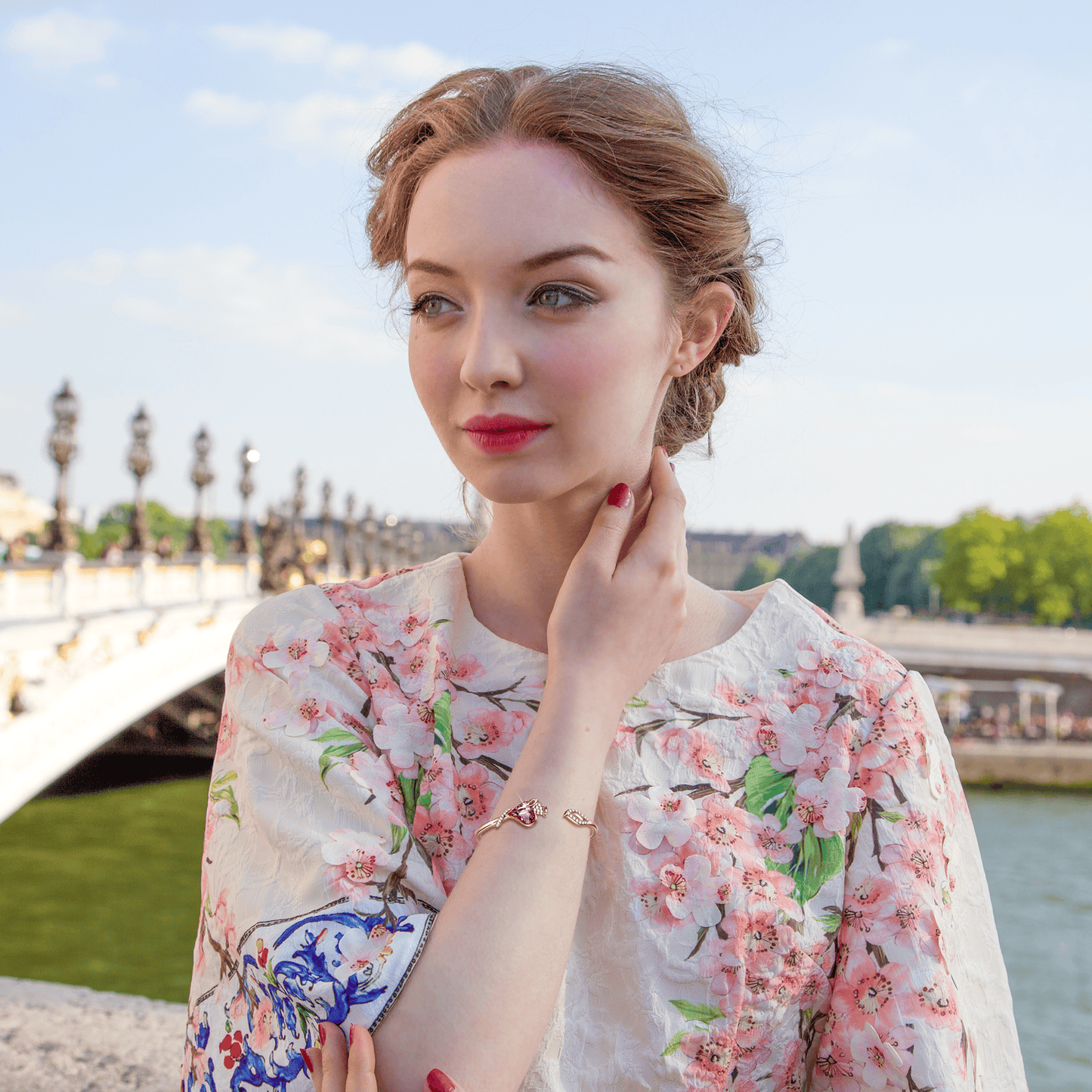 Christmas Exclusive: Spend Over $200 In A Single Purchase To Get This Sterling Silver Heartfelt Moments Bracelet In Rose Gold Plated For FREE  - Created With SWAROVSKI® Crystals- (Ships With Order, No Need To Add To Cart)