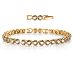 Rainbow Brilliance November Tarnish-resistant Silver Tennis Bracelet In 14K Gold Plated - Created With SWAROVSKI® Crystals