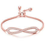 New Year Exclusive: Spend Over $99 In A Single Purchase To Get This Sterling Silver Adjustable Blessing Bracelet In Rose Gold Plated For FREE - Created With SWAROVSKI® Crystals  - (Ships With Order, No Need To Add To Cart)