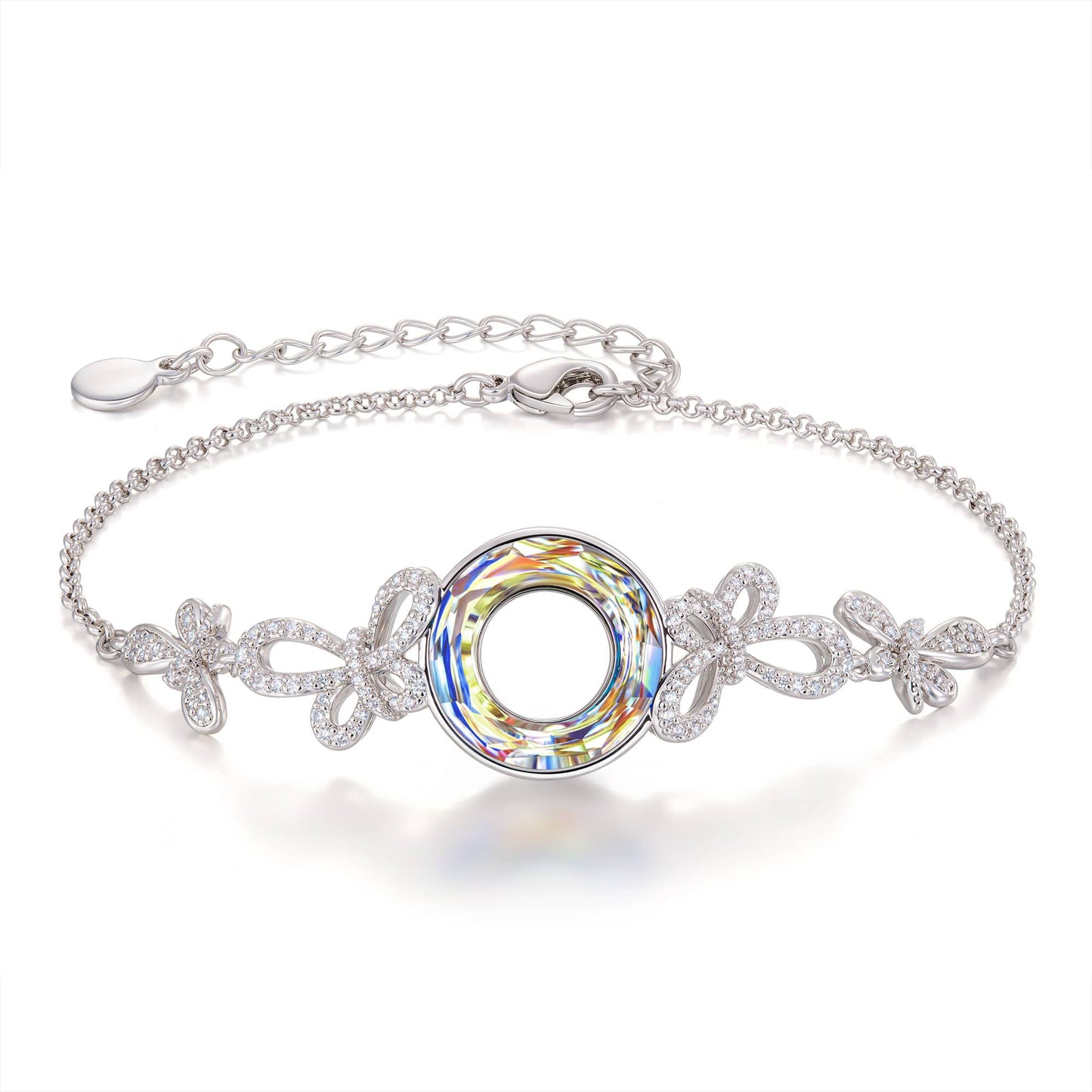 Mother‘s Day Exclusive: Spend $400+ in a Single Purchase to Get This Crystal Necklace and Bracelet Set in White Gold Plated - Created With Swarovski® Crystal for FREE (Ships With Order, No Need to Add to Cart)