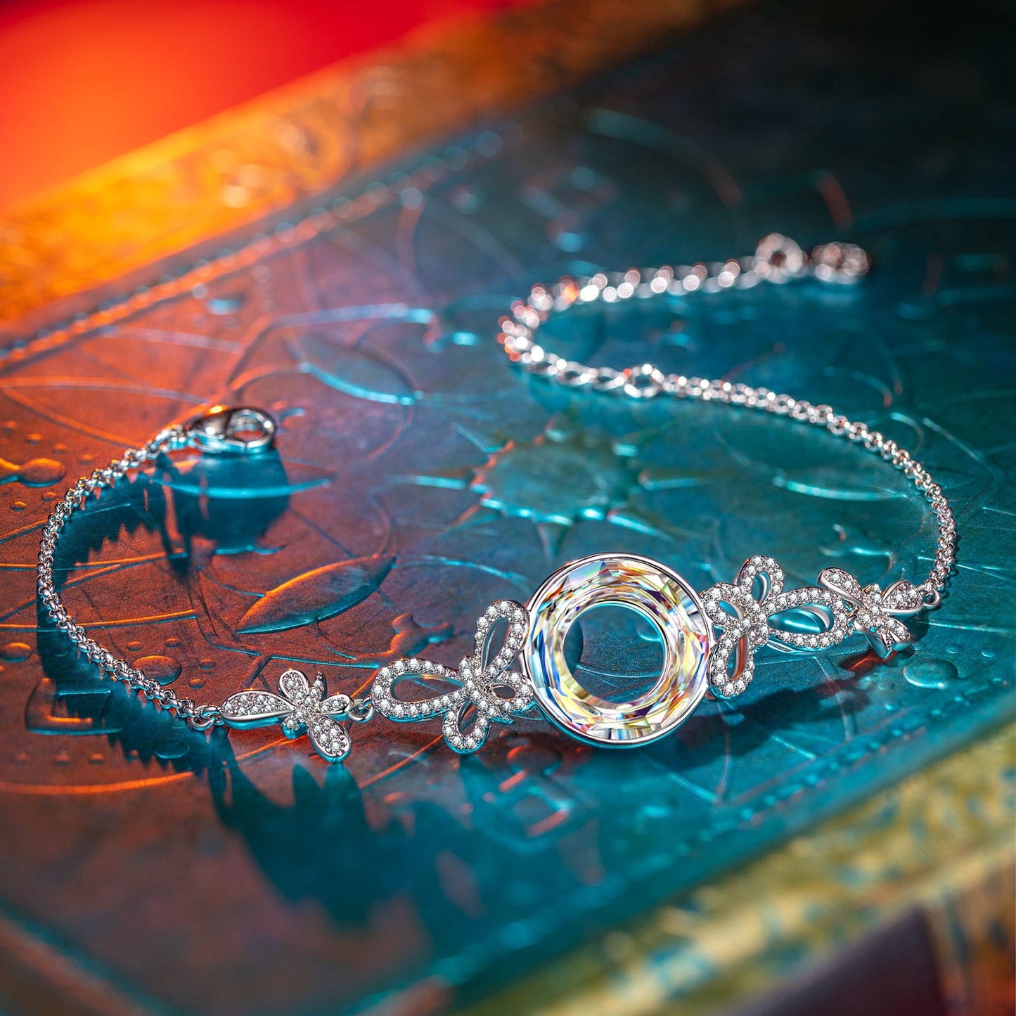 Mother‘s Day Exclusive: Spend $400+ in a Single Purchase to Get This Crystal Necklace and Bracelet Set in White Gold Plated - Created With Swarovski® Crystal for FREE (Ships With Order, No Need to Add to Cart)