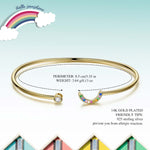 Pamper Fan Exclusive: Spend Over $300 In A Single Purchase To Get This Sterling Silver Rainbow Rewards Necklace and Bracelet Set In Two-Tone Plating For FREE - (Ships With Order, No Need To Add To Cart)