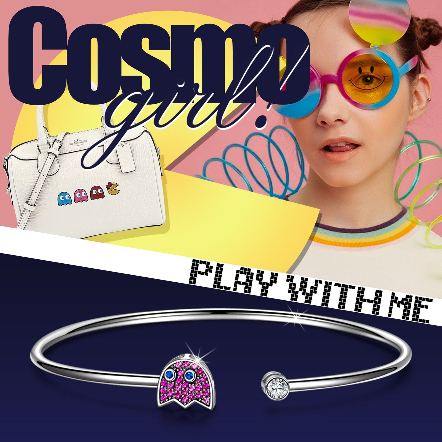 Halloween Treats Exclusive: Spend Over $500 In A Single Purchase To Get This Sterling Silver Monster Mash Necklace and Bracelet and Earrings Set In White Gold Plated For FREE - (Ships With Order, No Need To Add To Cart)