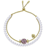 Halloween Treats Exclusive: Spend Over $350 In A Single Purchase To Get This Sterling Silver Crimson Elegance with Pearls Necklace and Bracelet Set In 14K Gold Plated For FREE - (Ships With Order, No Need To Add To Cart)