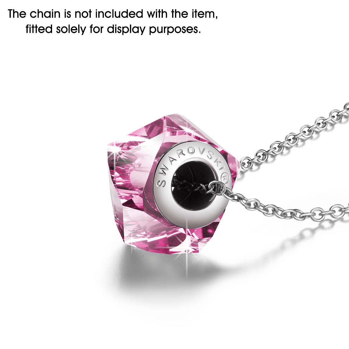 Graduation Season Exclusive: NO MINIMUM - Get This Blush Crystal Prism Charm In Silver Plated - Created With Swarovski® Crystal for FREE (Automatically Included With Every Order)