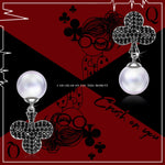 Halloween Treats Exclusive: Spend Over $200 In A Single Purchase To Get This Sterling Silver Silver Midnight Clover Necklace and Earrings In White Gold Plated For FREE - (Ships With Order, No Need To Add To Cart)