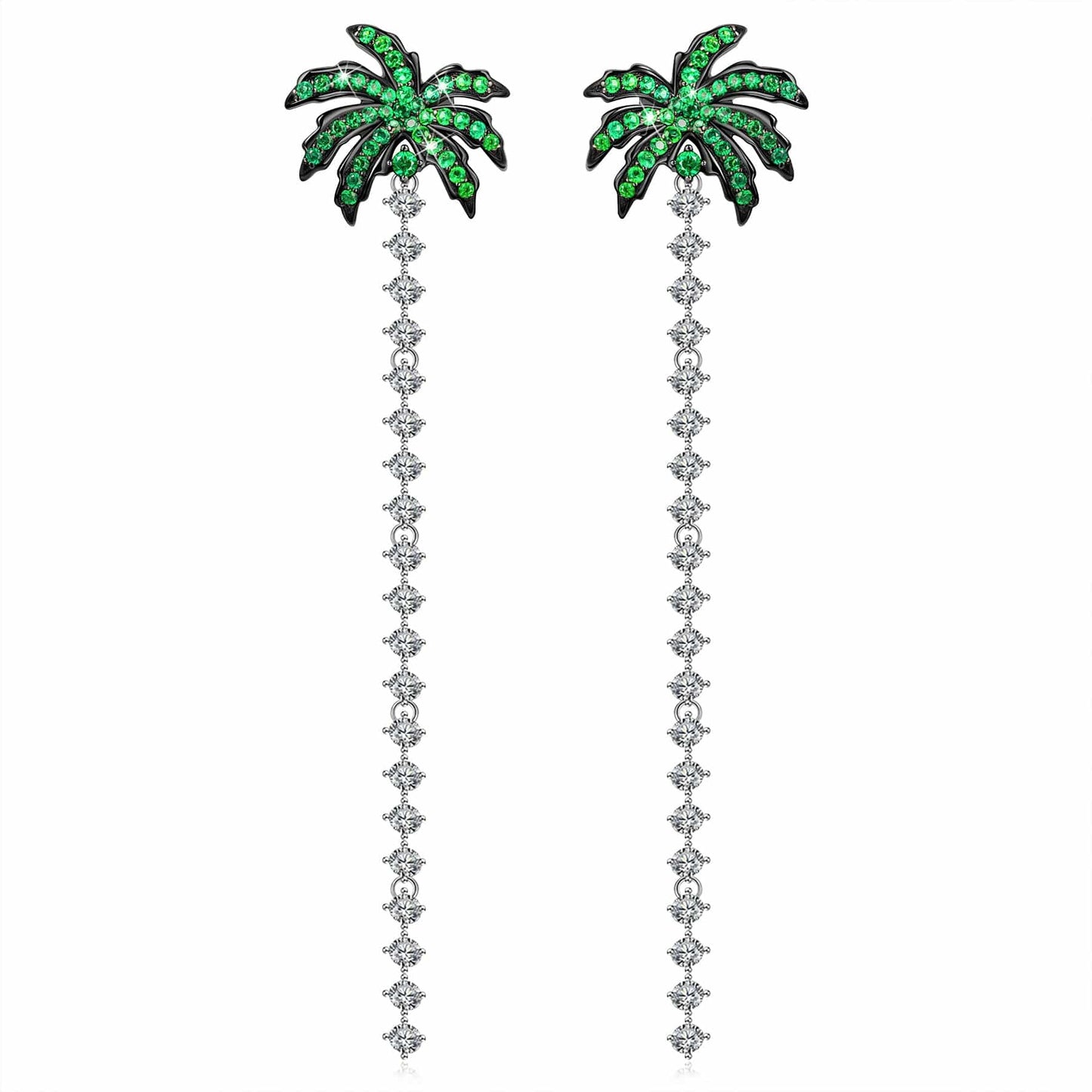Pamper Fan Exclusive: Genuine 925 Sterling Silver Coconut Tree Earrings