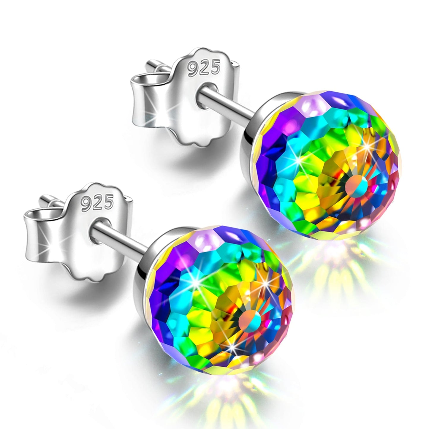 Halloween Treats Exclusive: Spend Over $99 In A Single Purchase To Get This Sterling Silver Fantastic World Crystal Earrings In White Gold Plated For FREE - (Ships With Order, No Need To Add To Cart)