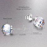 Halloween Treats Exclusive: Spend Over $99 In A Single Purchase To Get This Sterling Silver Prismatic Wonder Gem Earrings In White Gold Plated For FREE - (Ships With Order, No Need To Add To Cart)
