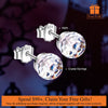 Halloween Treats Exclusive: Spend Over $99 In A Single Purchase To Get This Sterling Silver Prismatic Wonder Gem Earrings In White Gold Plated For FREE - (Ships With Order, No Need To Add To Cart)