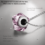Graduation Season Exclusive: NO MINIMUM - Get This Blush Crystal Prism Charm In Silver Plated - Created With Swarovski® Crystal for FREE (Automatically Included With Every Order)