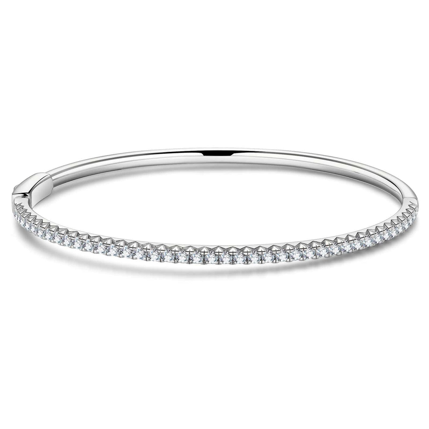 Classic Bangle Bracelet Tarnish-resistant Silver Bracelet In 14K Gold Plated