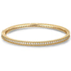 Classic Bangle Bracelet Tarnish-resistant Silver Bracelet In 14K Gold Plated