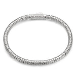 Boundless Loops Handcrafted Bracelet in Tarnish-Resistant Silver Finish