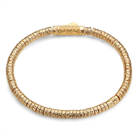 gona- Boundless Loops Handcrafted Bracelet in Tarnish-Resistant Silver with 14K Gold Finish