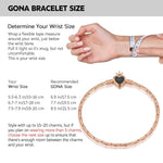 Sterling Silver Queen's Crown Bamboo Chain Bracelet In Rose Gold Plated