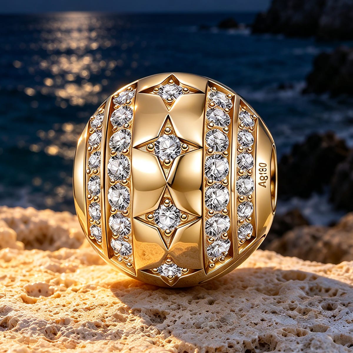 Stars Shine Bright Tarnish-resistant Silver Clips In 14K Gold Plated
