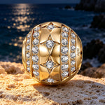 Stars Shine Bright Tarnish-resistant Silver Clips In 14K Gold Plated