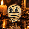 Cute Mummy Tarnish-resistant Silver Charms With Enamel In 14K Gold Plated