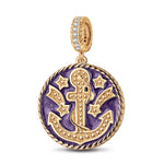 GONA Journey To The Stars Tarnish-resistant Silver Dangle Charms With Enamel In 14K Gold Plated