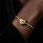 Light Of God Tarnish-resistant Silver Charms In 14K Gold Plated