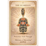 khamsah Tarnish-resistant Silver Dangle Charms With Enamel In 14K Gold Plated