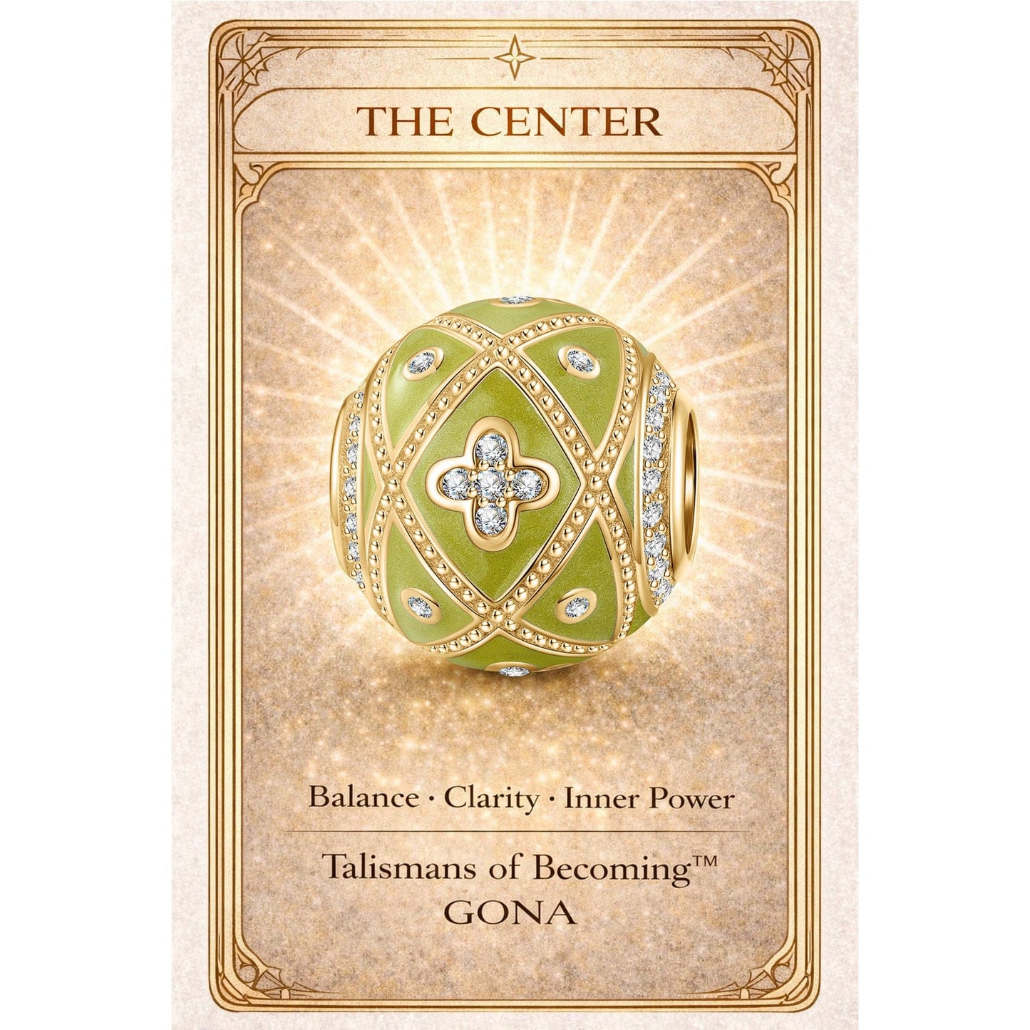 Spring Awakening Tarnish-resistant Silver Charms With Enamel In 14K Gold Plated