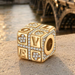 Favours Of Love Tarnish-resistant Silver Charms In 14K Gold Plated