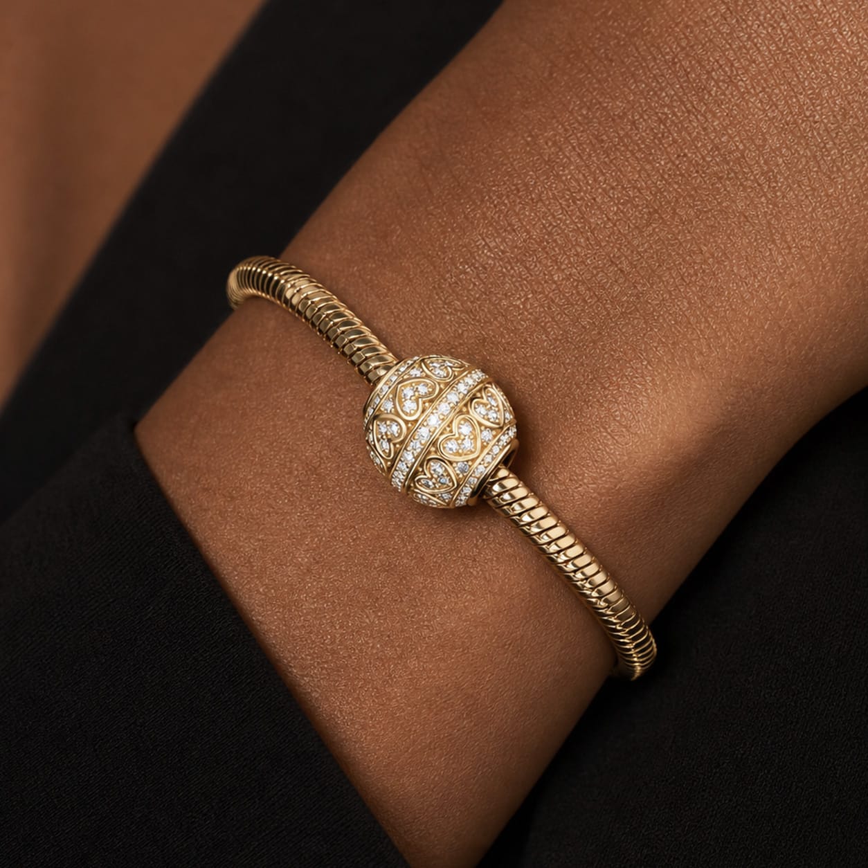 Love Yourself Tarnish-resistant Silver Charms In 14K Gold Plated