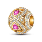Infinite Love Tarnish-resistant Silver Charms In 14K Gold Plated