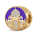 Basilica of the Sacred Heart Tarnish-resistant Silver Charms With Enamel In 14K Gold Plated