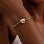Simple Love Tarnish-resistant Silver Charms In 14K Gold Plated
