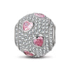 Little Sweetheart Tarnish-resistant Silver Charms In White Gold Plated