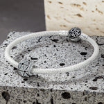 XL Size Dark Fission Tarnish-resistant Silver Charms In White Gold Plated For Men