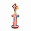 I Love Paris - Letter I Tarnish-resistant Silver Dangle Charms With Enamel In 14K Gold Plated