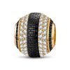 XL Size Tarnish-resistant Silver Charms In Two-Tone Plating For Men
