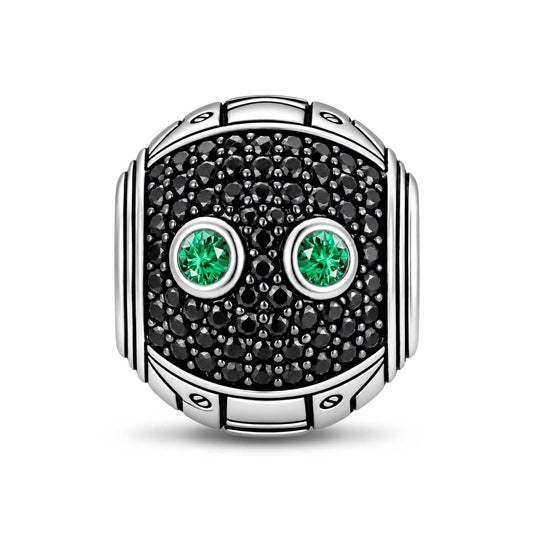 gona- XL Size Tarnish-resistant Silver Charms In Two-Tone Plating For Men