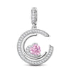 Serene Serenade Tarnish-resistant Silver Dangle Charms In White Gold Plated