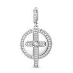 Sacred Overflow Tarnish-resistant Silver Charms In White Gold Plated