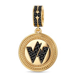 XL Size Adventure and Courage Tarnish-resistant Silver Dangle Charms In 14K Gold Plated For Men
