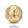 Leo Tarnish-resistant Silver Constellation Charms In 14K Gold Plated