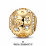Cancer Tarnish-resistant Silver Constellation Charms In 14K Gold Plated