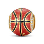 The Soul of Basketball Tarnish-resistant Silver Charms With Enamel In 14K Gold Plated