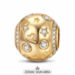 Libra Tarnish-resistant Silver Constellation Charms In 14K Gold Plated