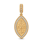 Eternal Continuum Tarnish-resistant Silver Dangle Charms In 14K Gold Plated